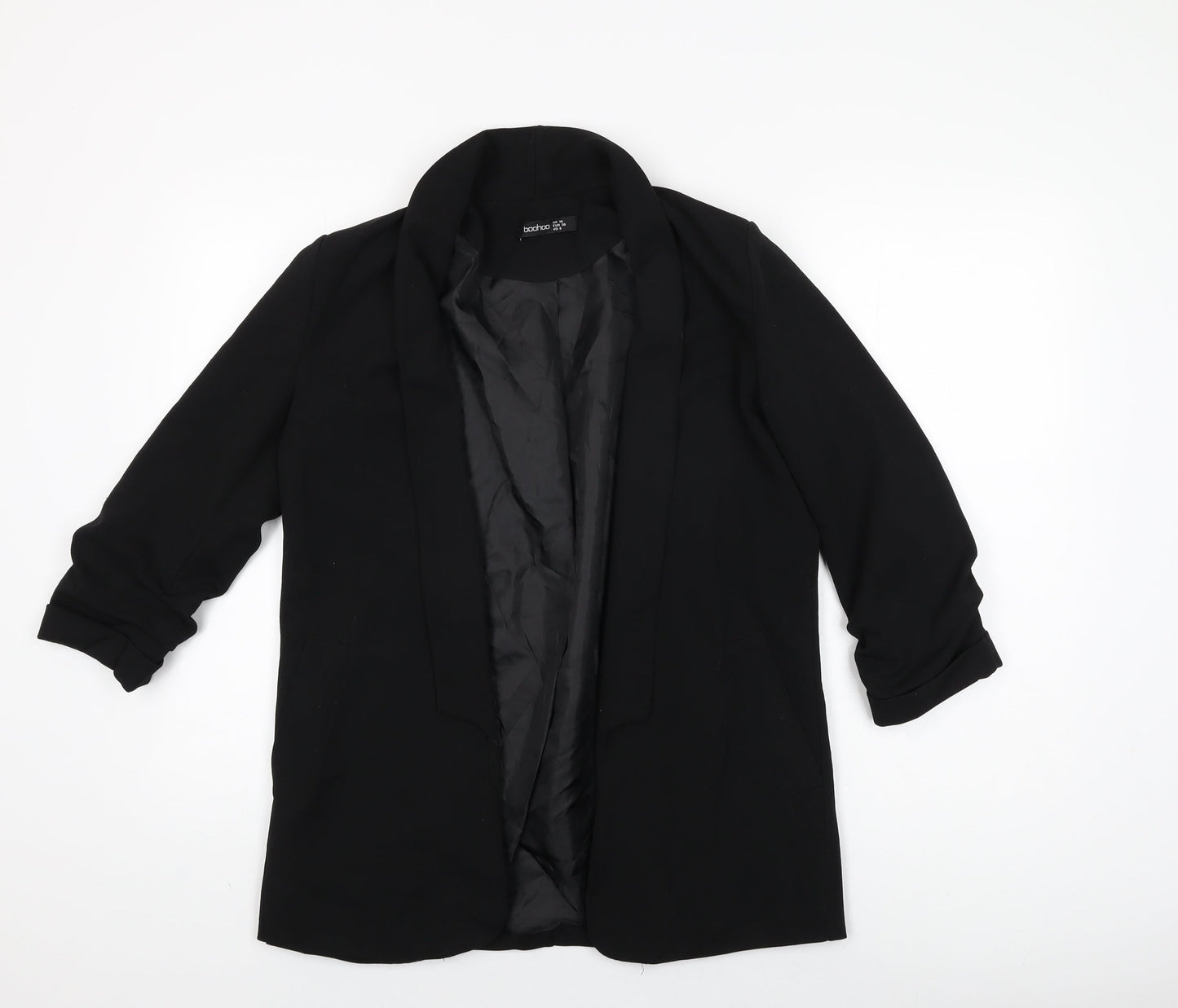 Boohoo Womens Black Jacket Blazer Size 10