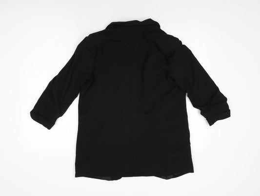 Boohoo Womens Black Jacket Blazer Size 10
