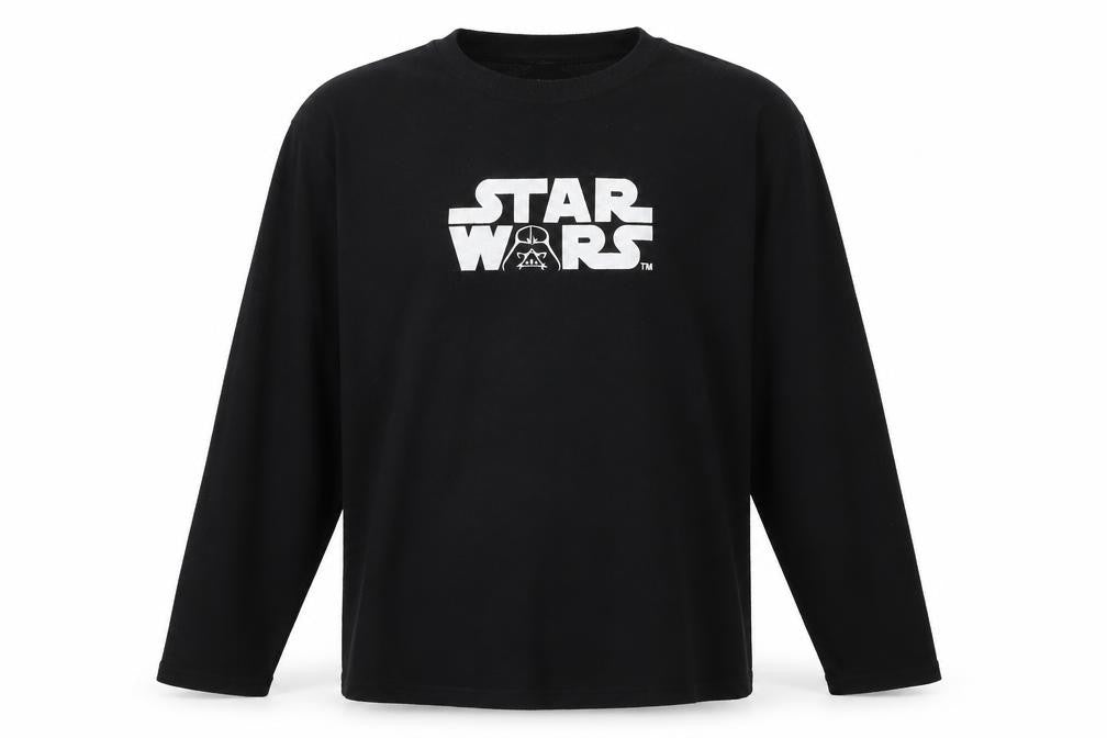 Mens UK Size L Star Wars Black  Polyester T-Shirt