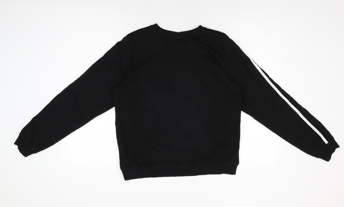 ASOS Womens Black Cotton Pullover Sweatshirt Size 10 Pullover