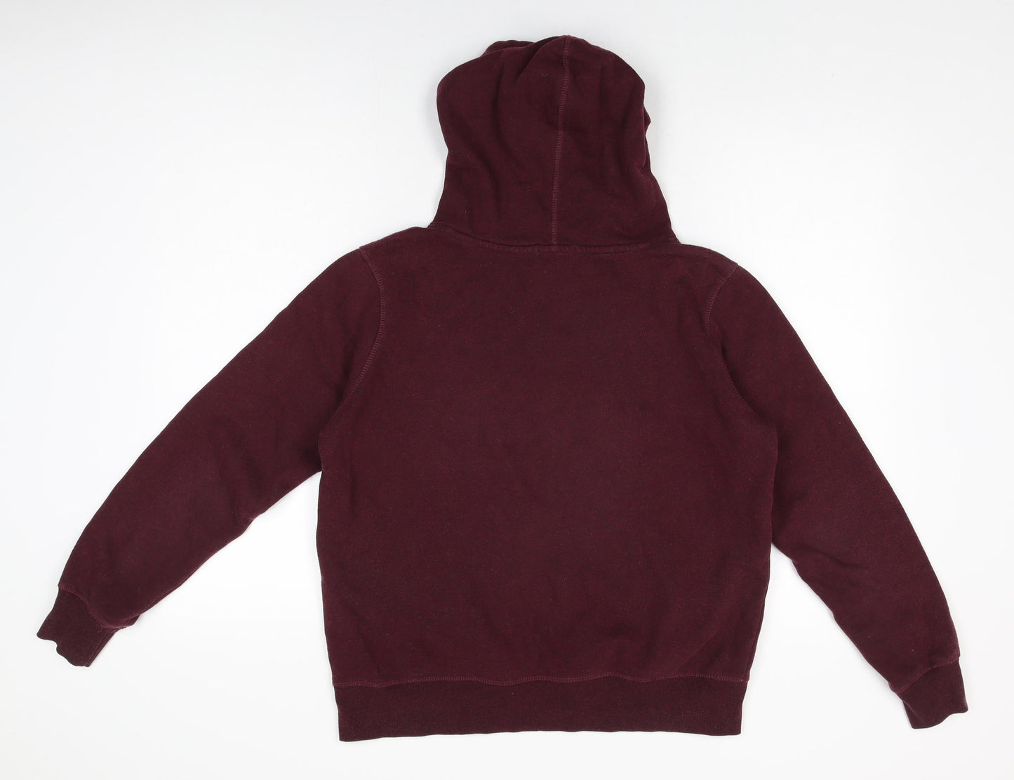Amisu Womens Red Cotton Pullover Hoodie Size L Pullover