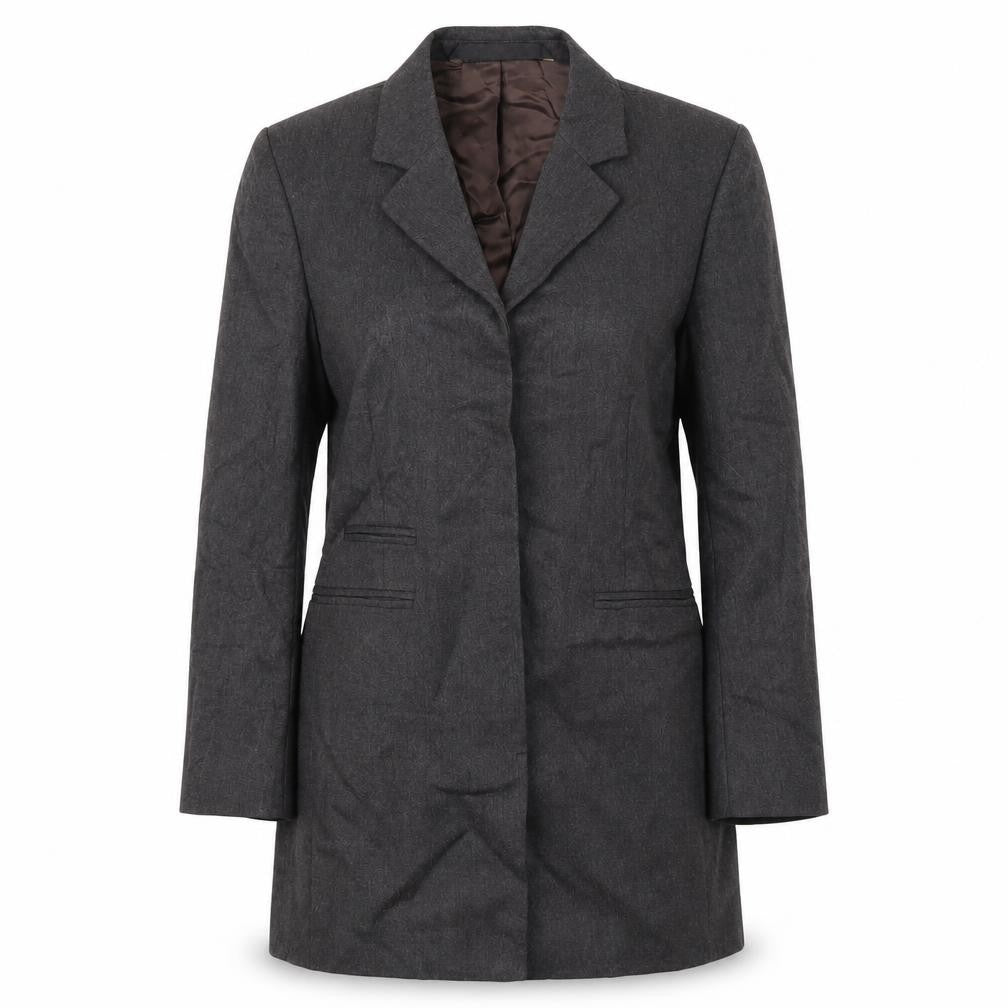 Marks and Spencer Womens Grey Wool Jacket Blazer Size 8