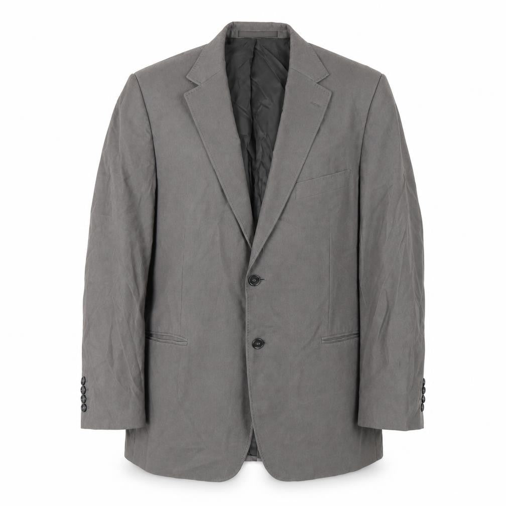 Marks and Spencer Mens Grey Polyester Jacket Blazer Size 42 Regular