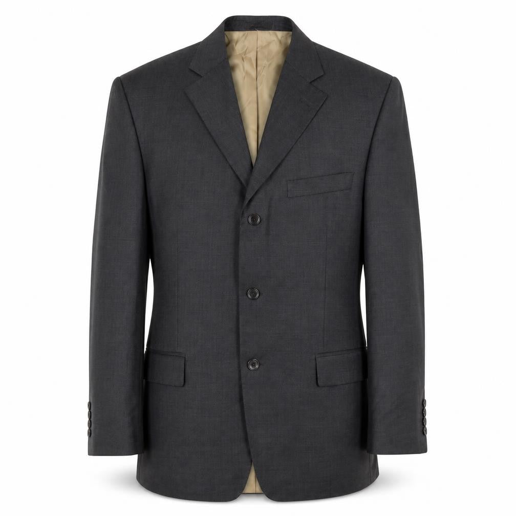 Marks and Spencer Mens Grey Wool Jacket Blazer Size 42 Regular
