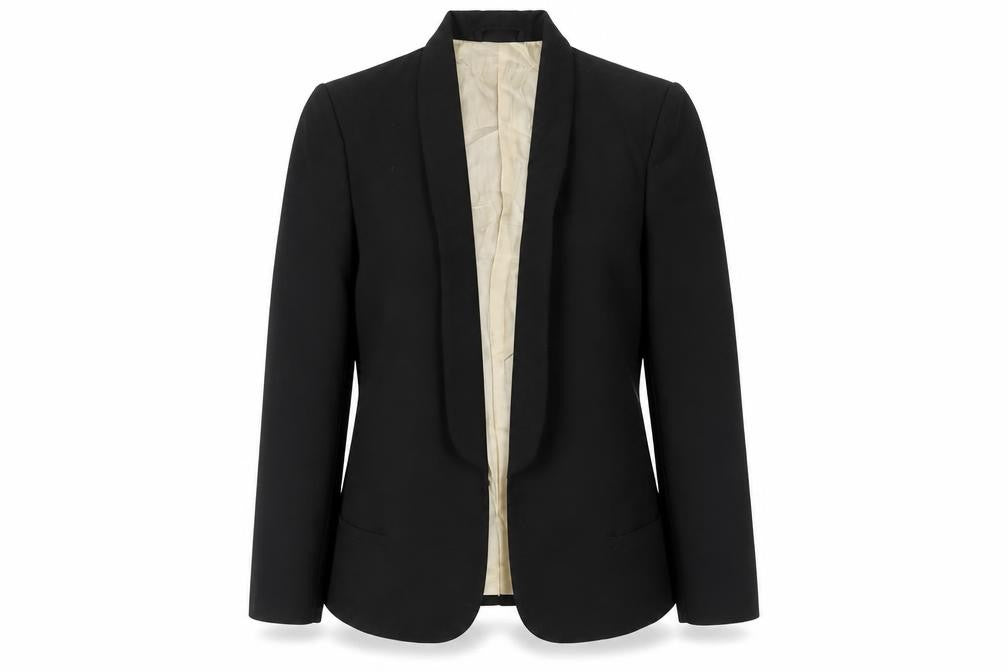 Mango Womens Black Polyester Jacket Blazer Size S