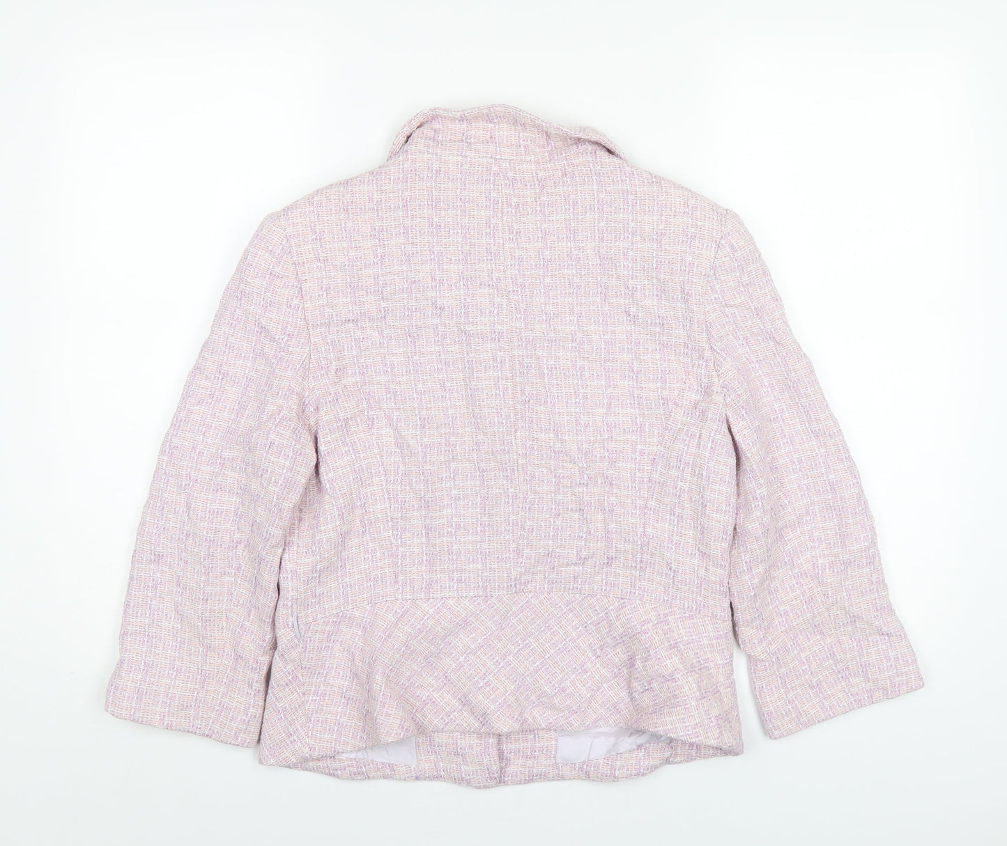 Kaliko Womens Purple Jacket Coat Size 14 Button