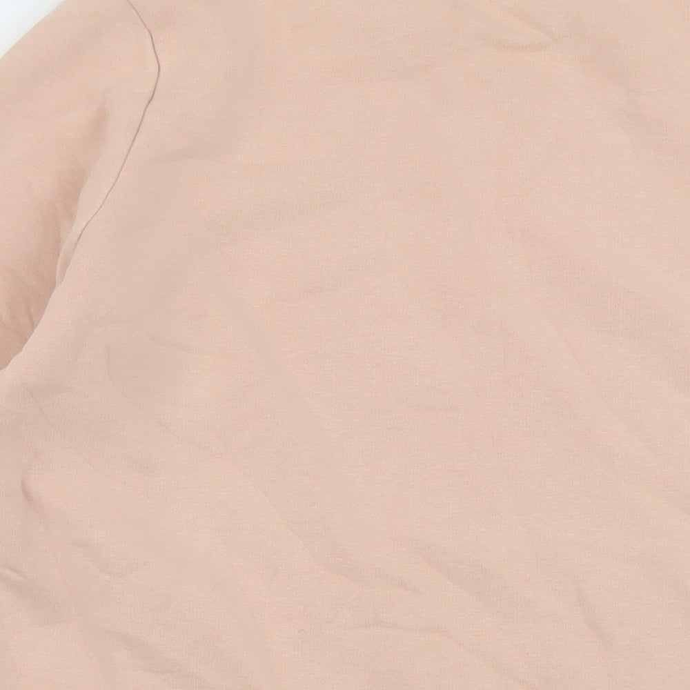 Marks and Spencer Womens Pink Cotton Pullover Sweatshirt Size S Pullover