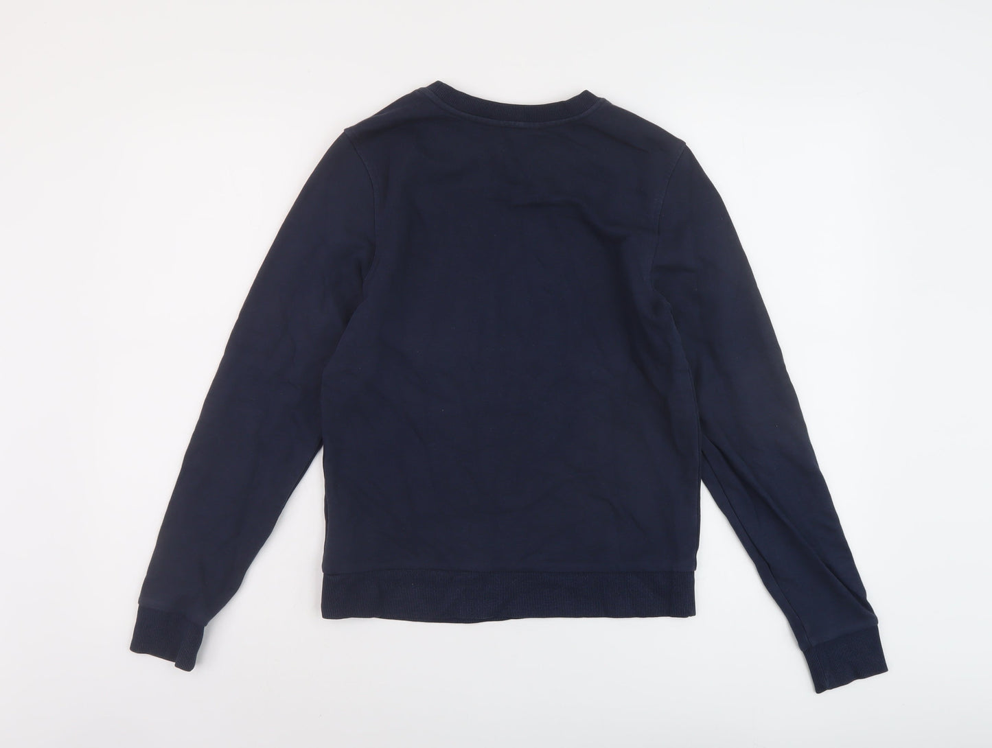 Marks and Spencer Womens Blue Cotton Pullover Sweatshirt Size 6 Pullover