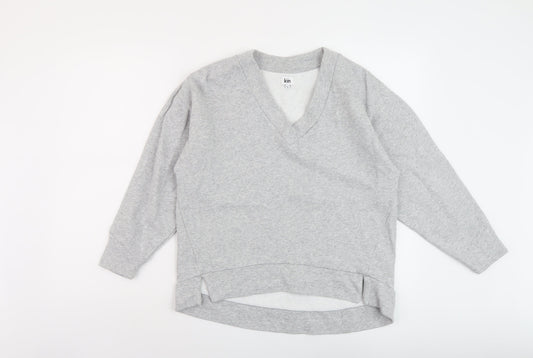 Kiin Womens Green Cotton Pullover Sweatshirt Size XS Pullover
