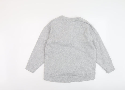 Kiin Womens Green Cotton Pullover Sweatshirt Size XS Pullover