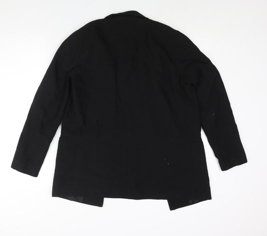 ASOS Womens Black Jacket Blazer Size 10 - No Closure
