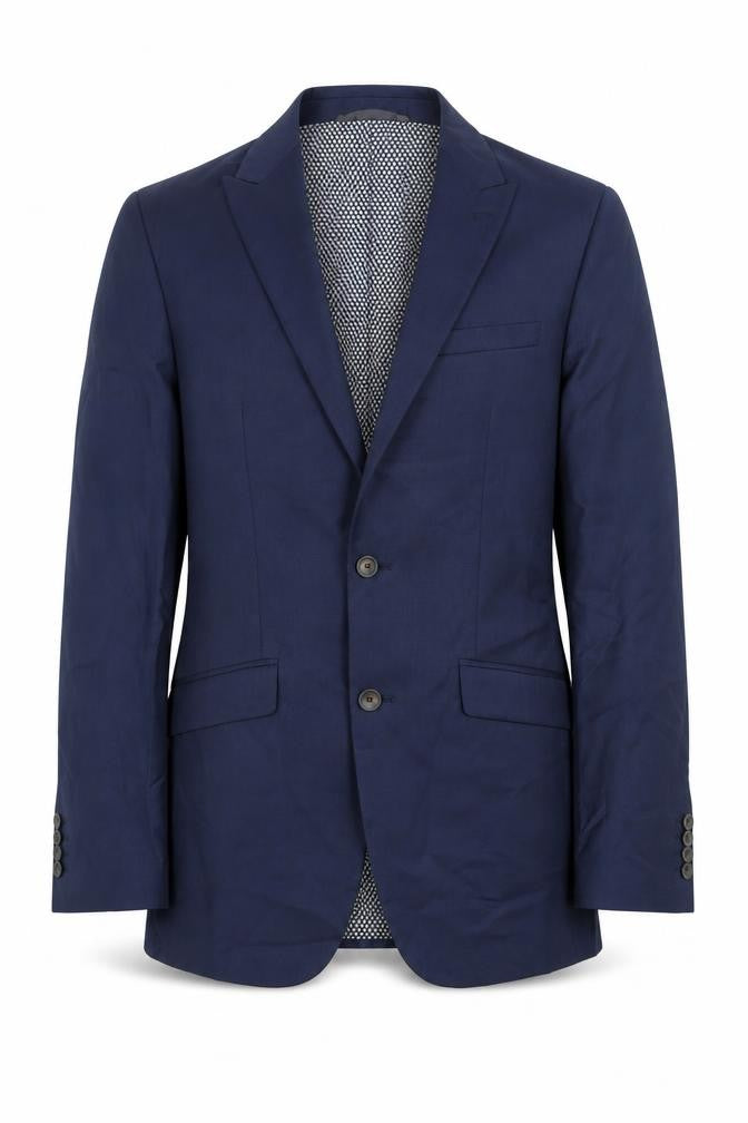 Marks and Spencer Mens Blue Polyester Jacket Suit Jacket Size 34 Regular