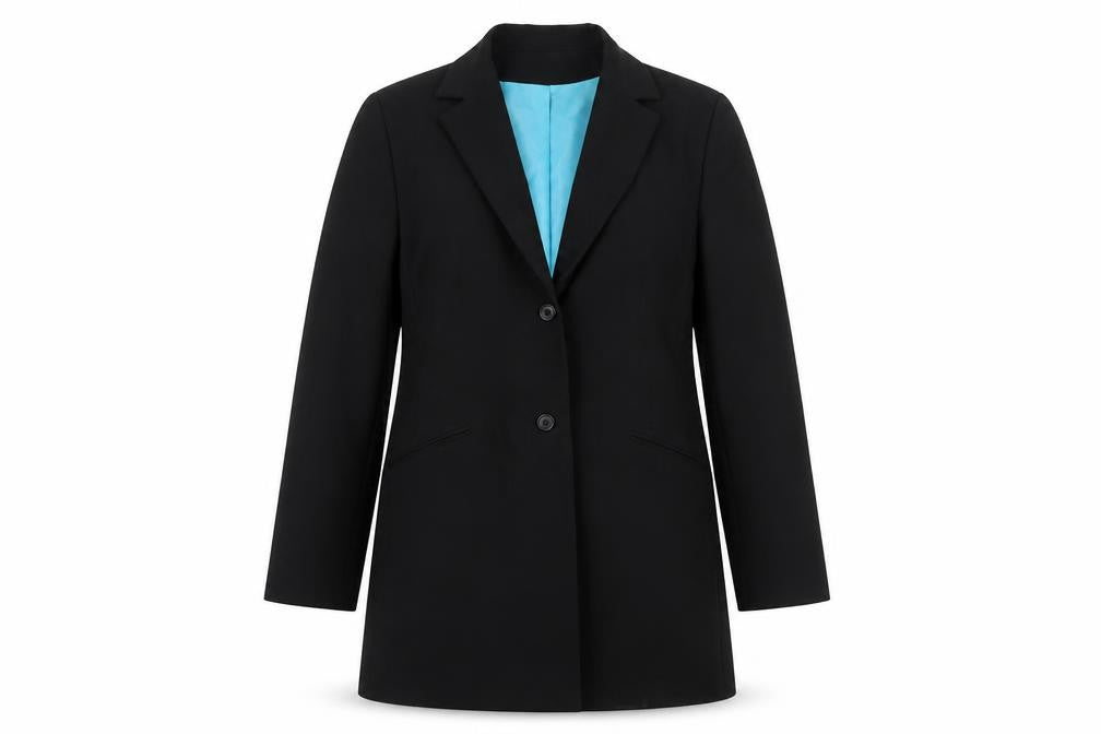 Dorothy Perkins Womens Black Polyester Jacket Suit Jacket Size 12