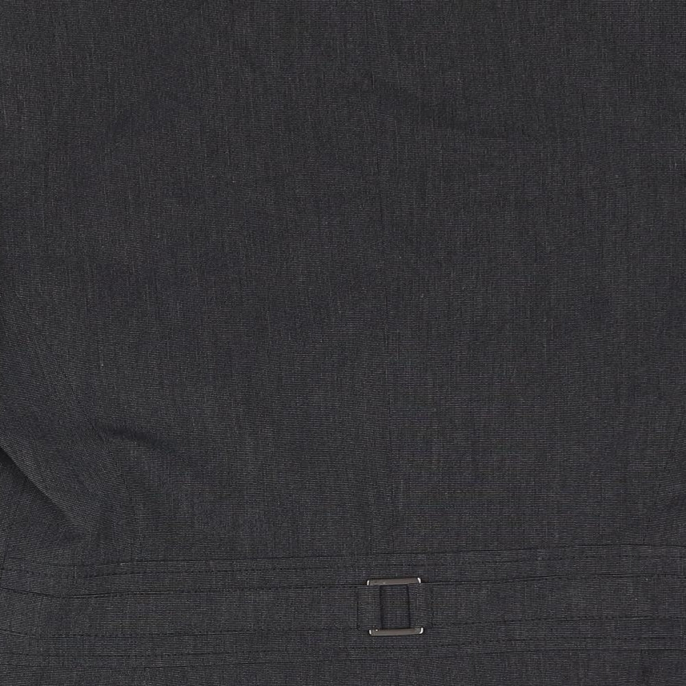 BHS Womens Grey Jacket Blazer Size 10 Hook & Eye - Buckle Detail