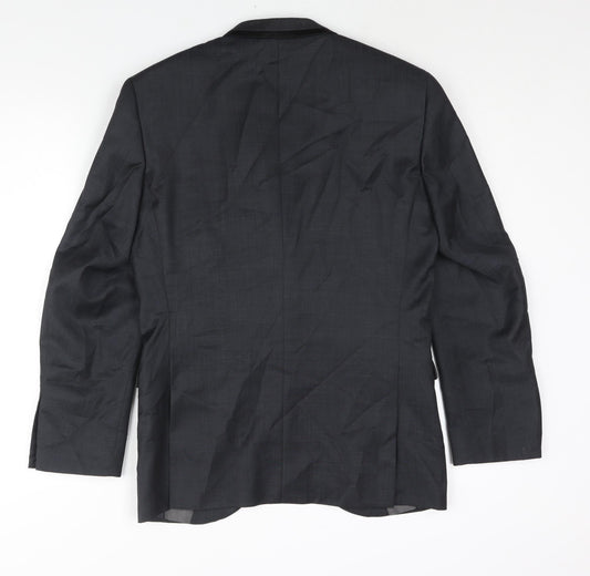 NEXT Mens Grey Wool Jacket Suit Jacket Size 36 Regular