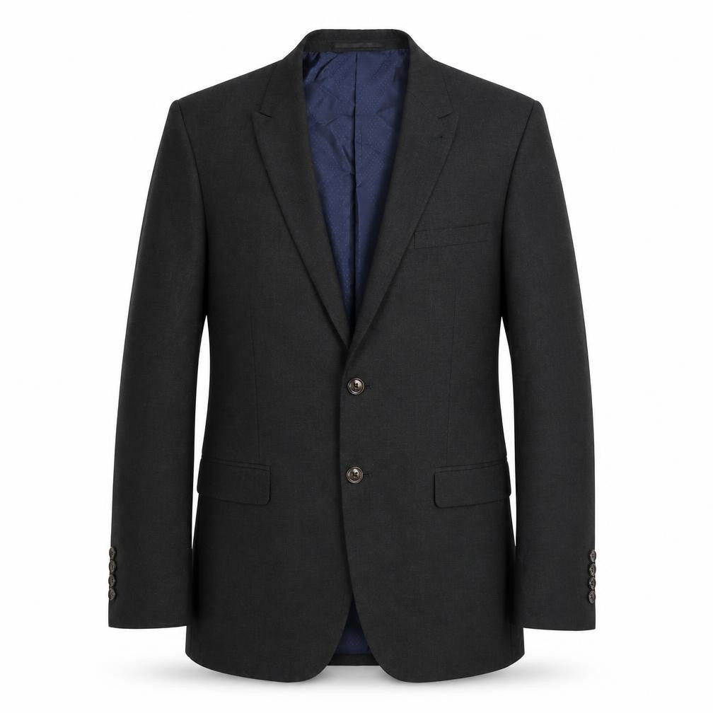 Mens 40 Chest Regular Fellini Black Two-Button