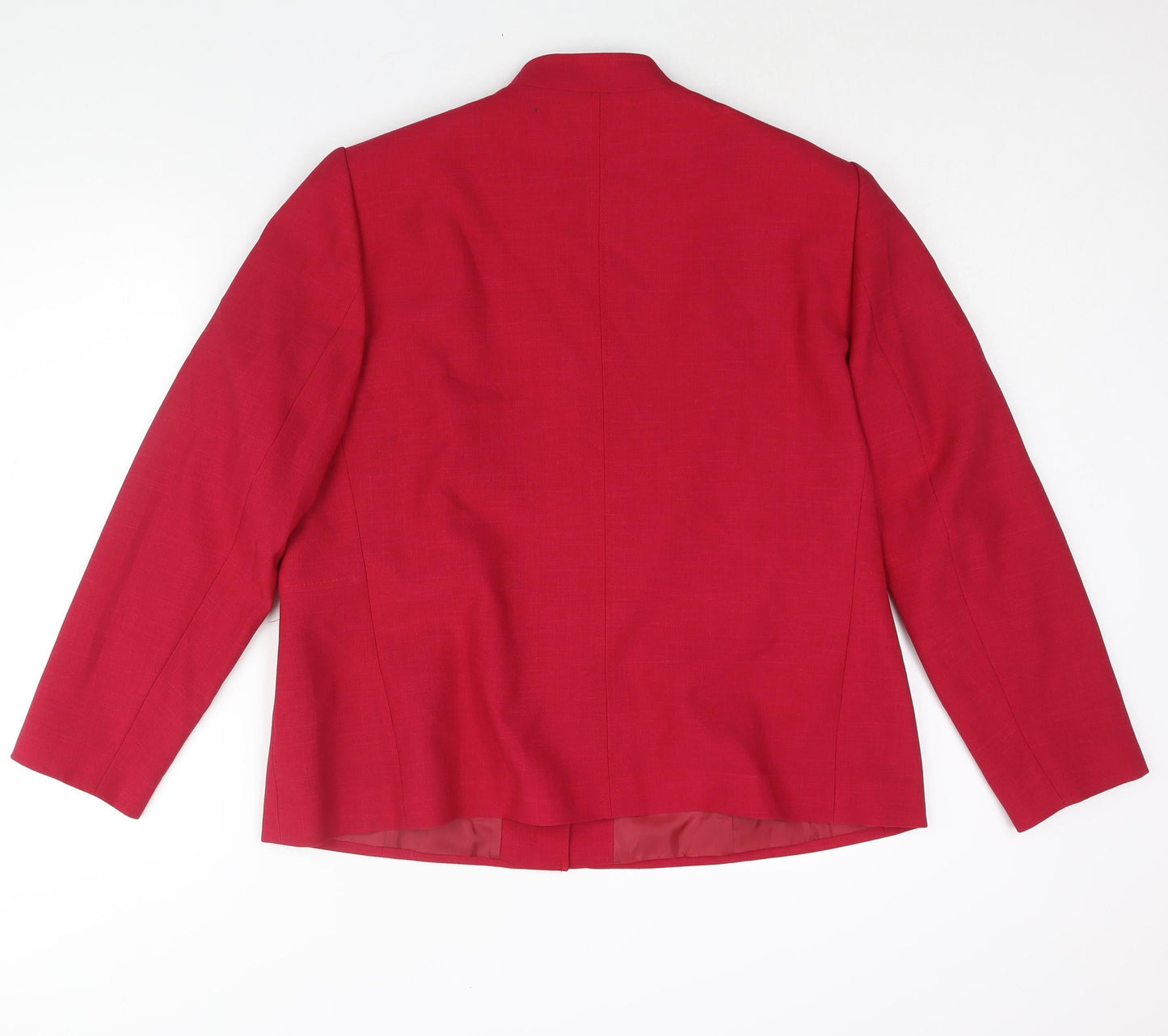 Marks and Spencer Womens Pink Jacket Size 20 Button