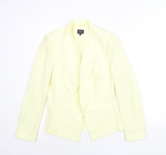 Marks and Spencer Womens Yellow Jacket Blazer Size 14