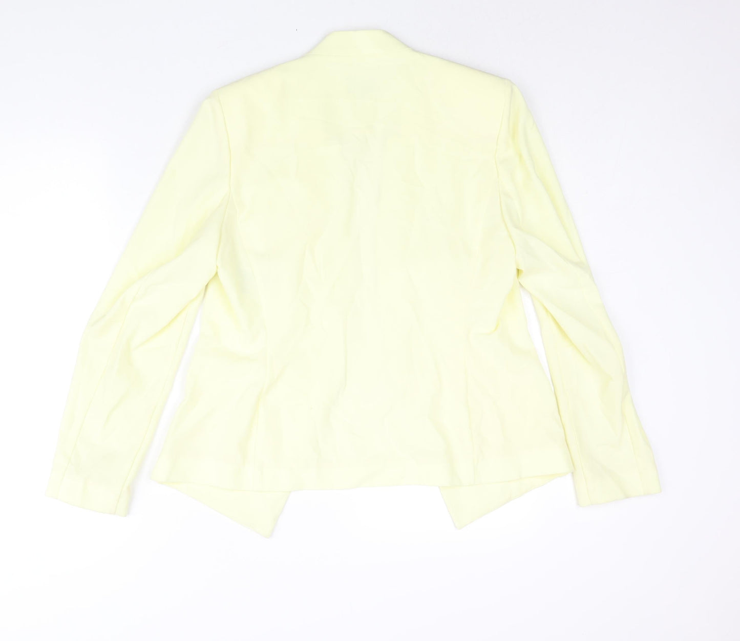 Marks and Spencer Womens Yellow Jacket Blazer Size 14