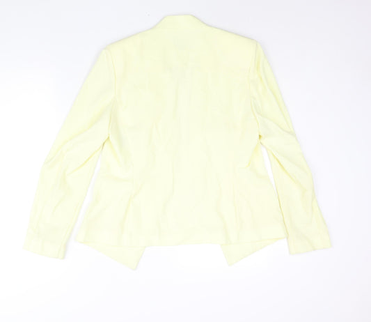 Marks and Spencer Womens Yellow Jacket Blazer Size 14