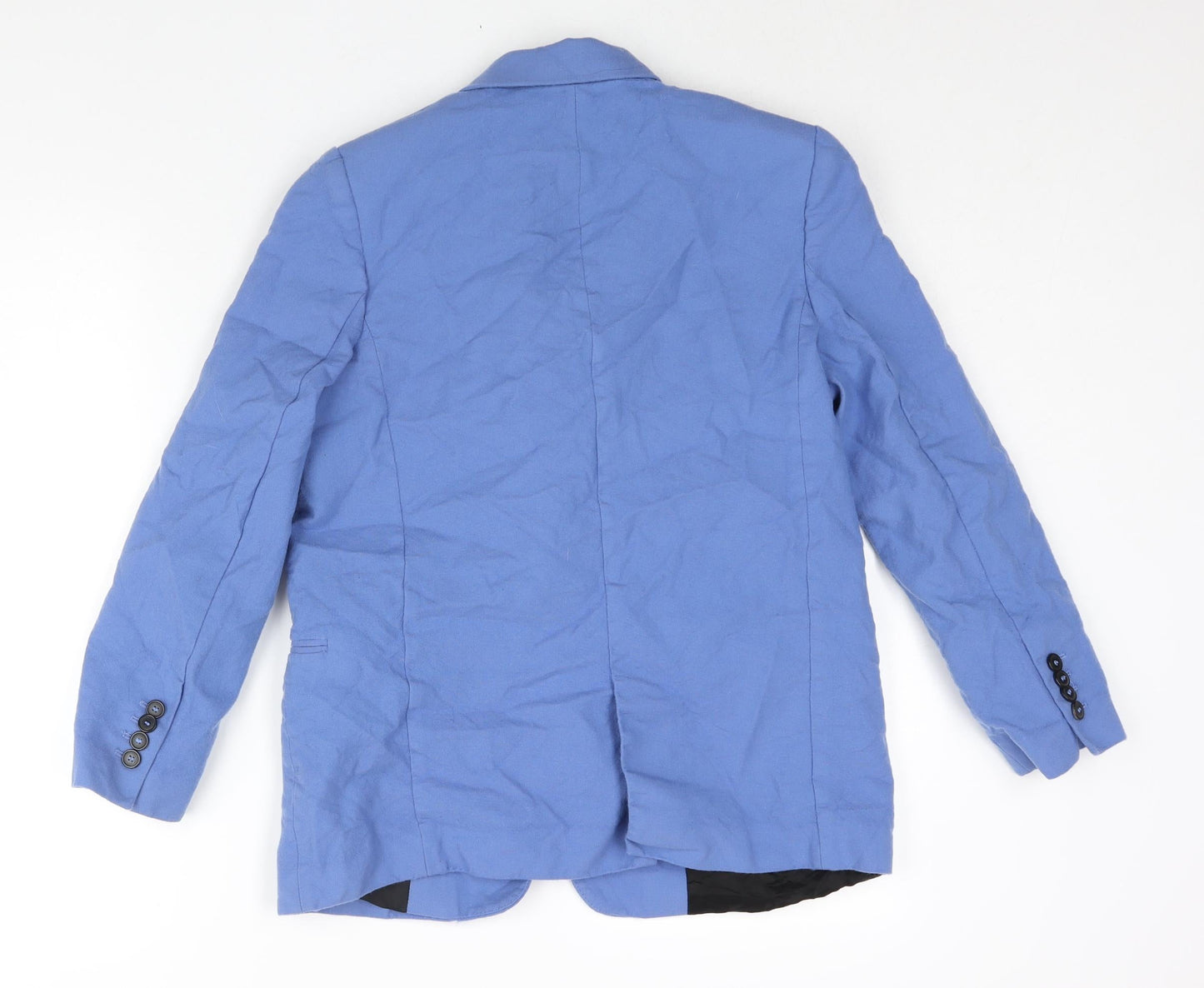 Zara Womens Blue Jacket Blazer Size S Button