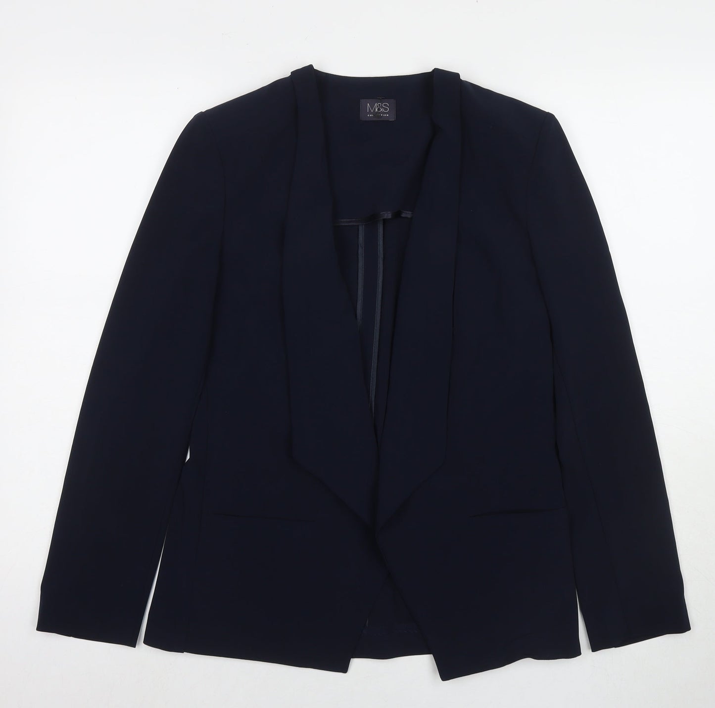 Marks and Spencer Womens Blue Jacket Blazer Size 10