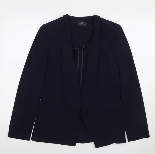 Marks and Spencer Womens Blue Jacket Blazer Size 10
