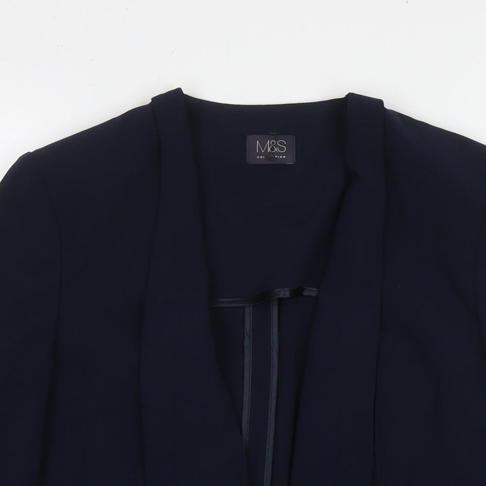 Marks and Spencer Womens Blue Jacket Blazer Size 10