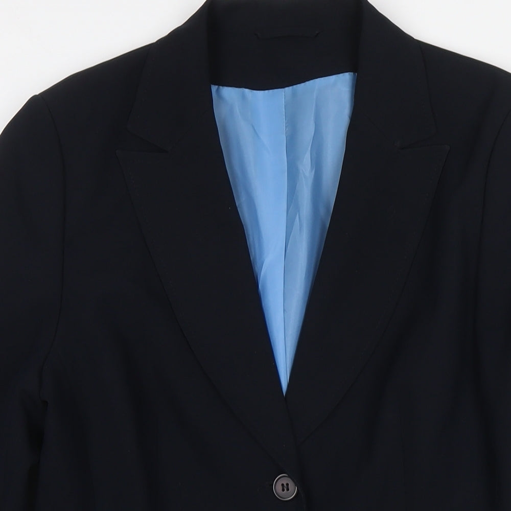 Dorothy Perkins Womens Black Jacket Blazer Size 12 Button