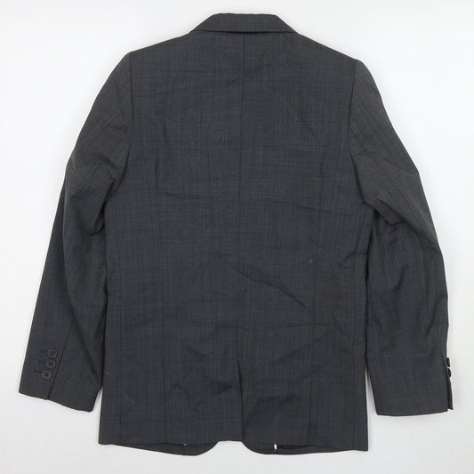 Autograph Boys Grey Jacket Blazer Size 12 Years Button