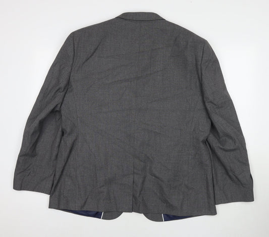 Taylor & Wright Mens Grey Polyester Jacket Suit Jacket Size 46 Regular