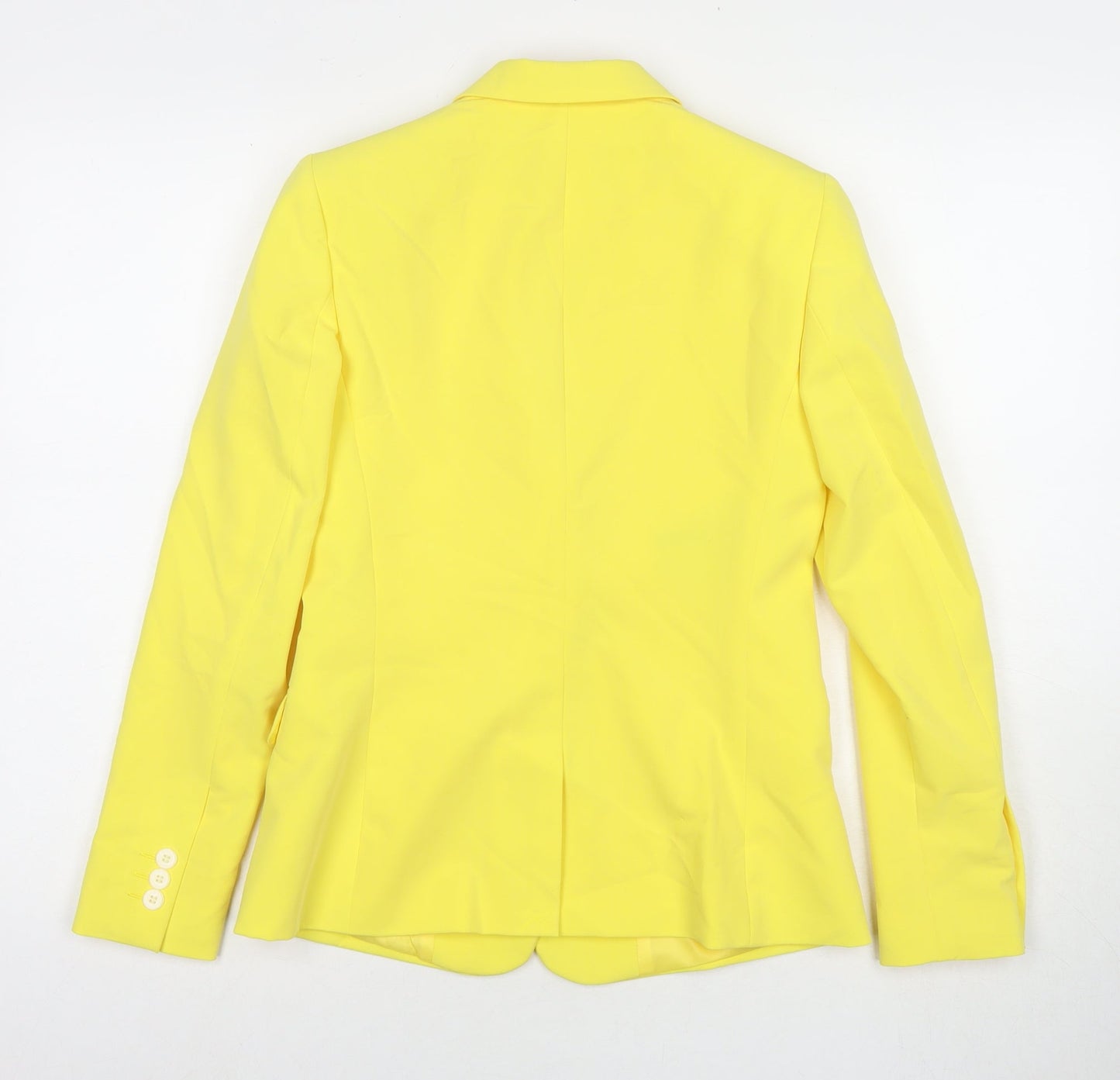 Topshop Womens Yellow Jacket Blazer Size 6 Button