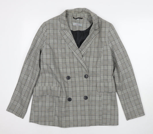 Dorothy Perkins Womens Beige Jacket Blazer Size 8 Button