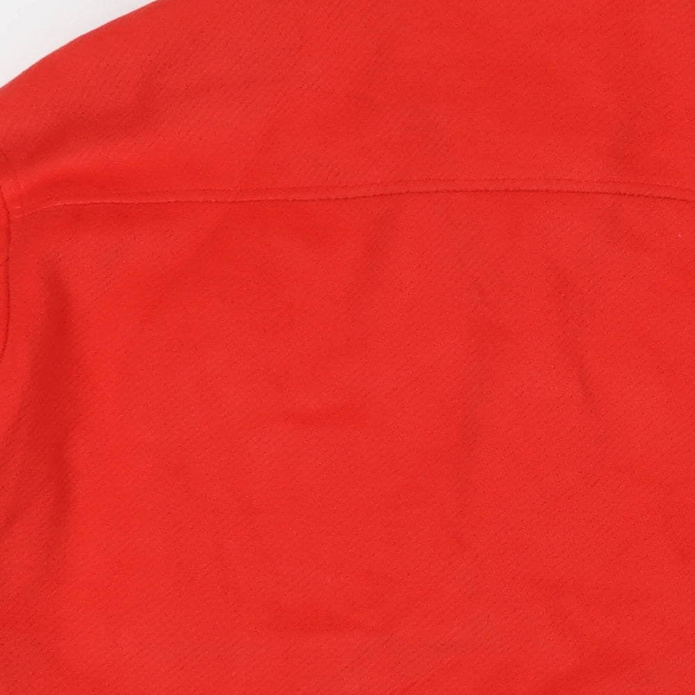 Marks and Spencer Womens Red Overcoat Coat Size 14 Button