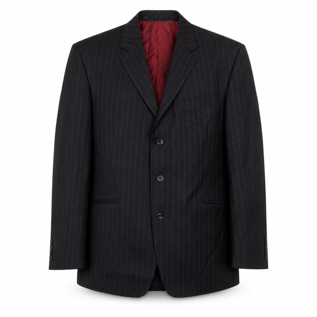 Marks and Spencer Mens Black Wool Jacket Suit Jacket Size 42 Regular