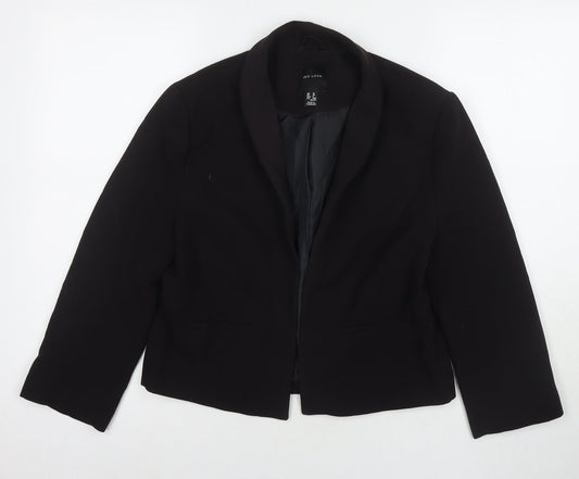 New Look Womens Black Jacket Blazer Size 12