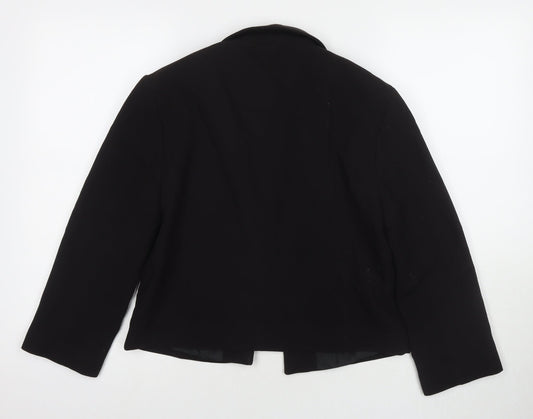 New Look Womens Black Jacket Blazer Size 12