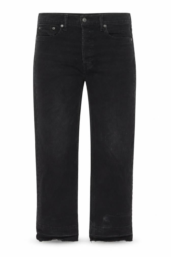 Gap Womens Black Cotton Cropped Jeans Size 29 in L24 in Regular Zip