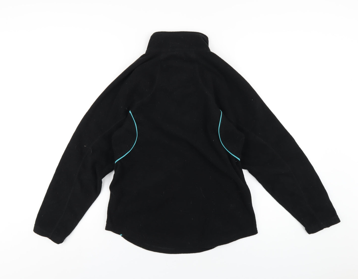 PBSport Womens Black Polyester Pullover Sweatshirt Size XS Zip