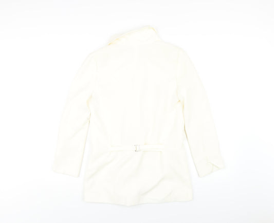 NEXT Womens Ivory Jacket Blazer Size 6 Button