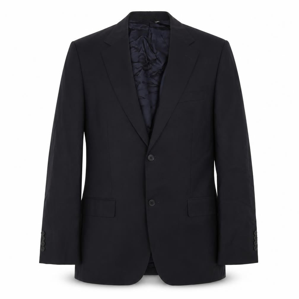 Zara Mens Blue Polyester Jacket Blazer Size 46 Regular
