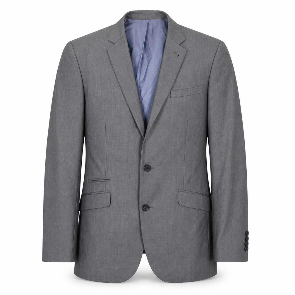 Cedarwood State Mens Grey Polyester Jacket Blazer Size 40 Regular