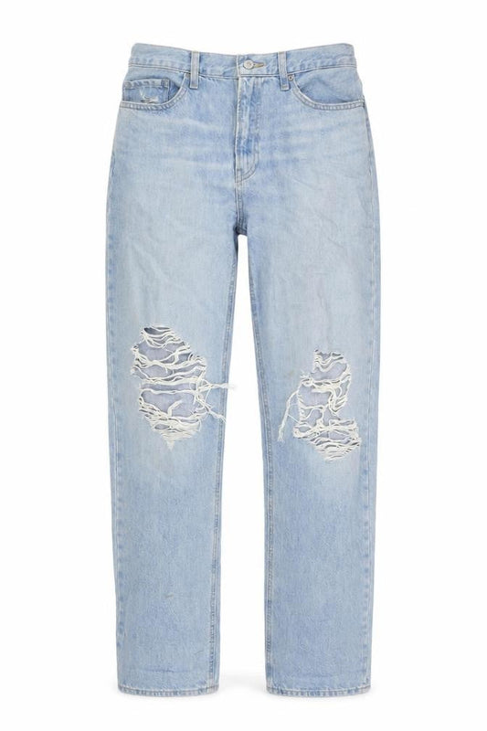 Uniqlo Womens Blue Cotton Skinny Jeans Size 28 in L32 in Regular Button
