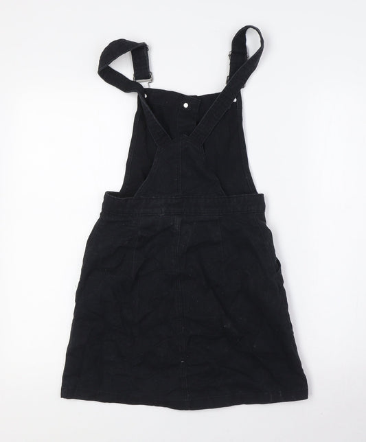 Divided by H&M Womens Black Cotton A-Line Size 6 Square Neck