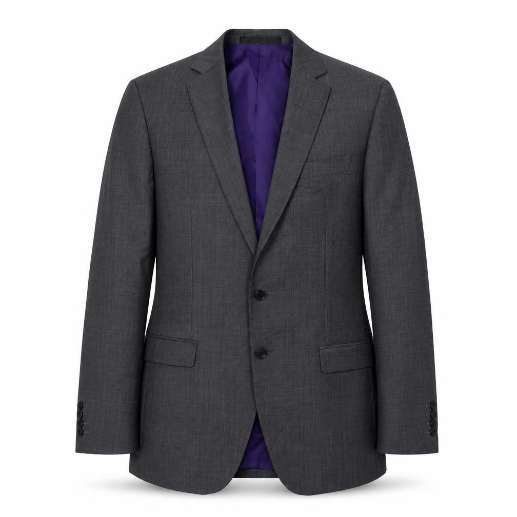 Marks and Spencer Mens Grey Polyester Jacket Suit Jacket Size 40 Big & Tall