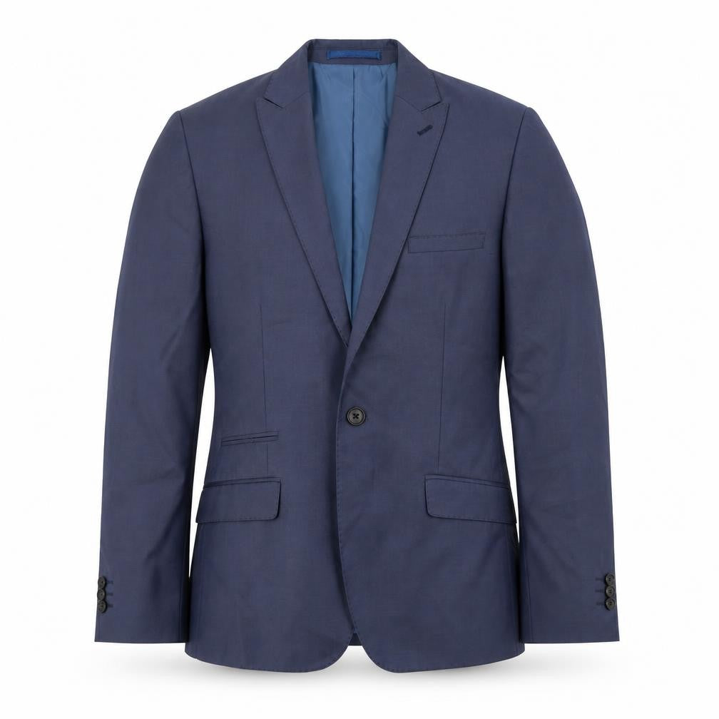 Marks and Spencer Mens Blue Polyester Jacket Suit Jacket Size 36 Regular