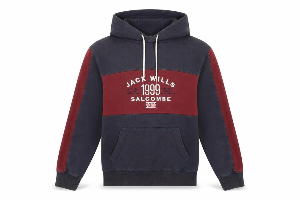 Mens UK S Regular Jack Wills Black Pullover Hoodie
