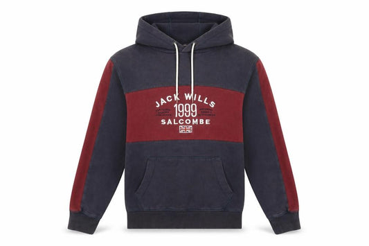 Mens UK S Regular Jack Wills Black Pullover Hoodie