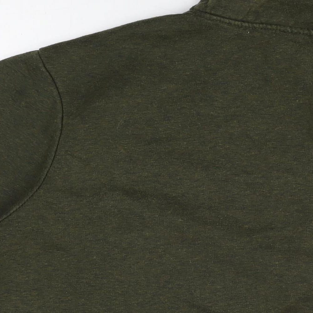 Slazenger Mens Green Cotton Full Zip Sweatshirt Size 2XL