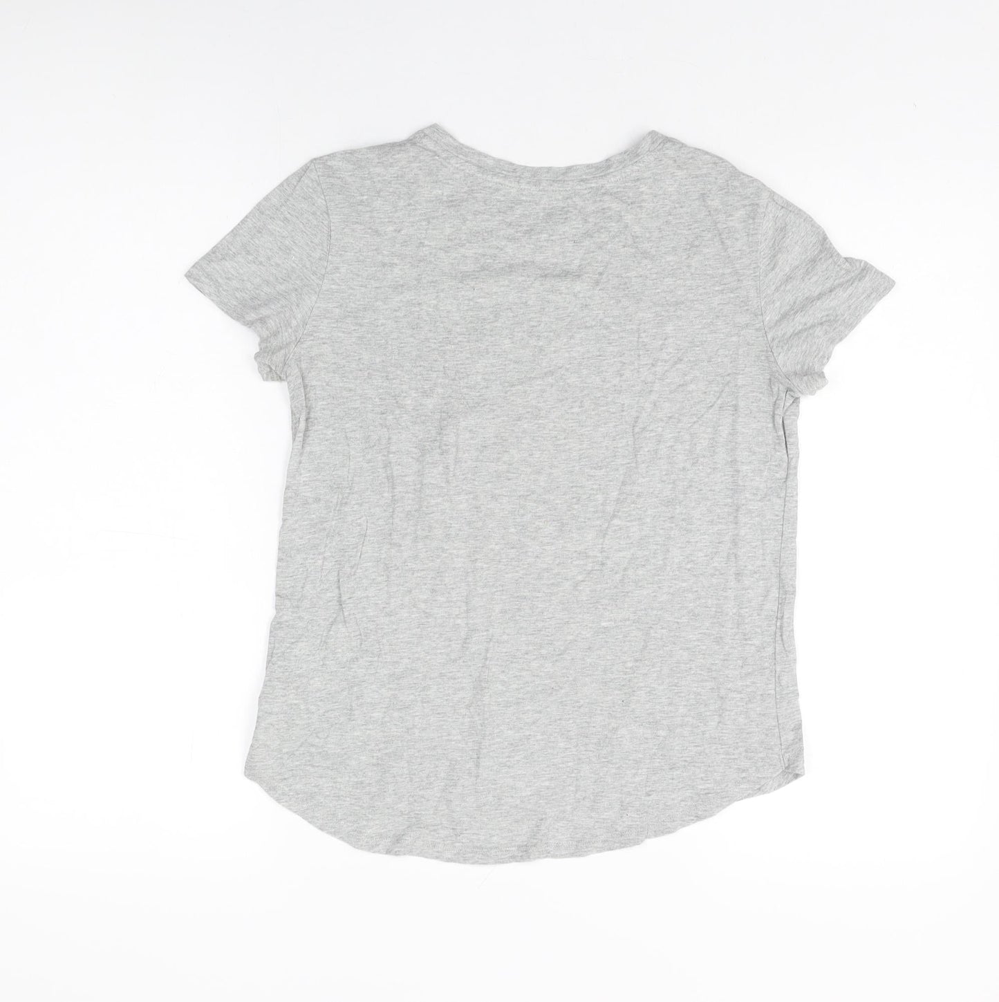 Gap Girls Grey Cotton Basic T-Shirt Size 2XL Round Neck Pullover - Star Wars